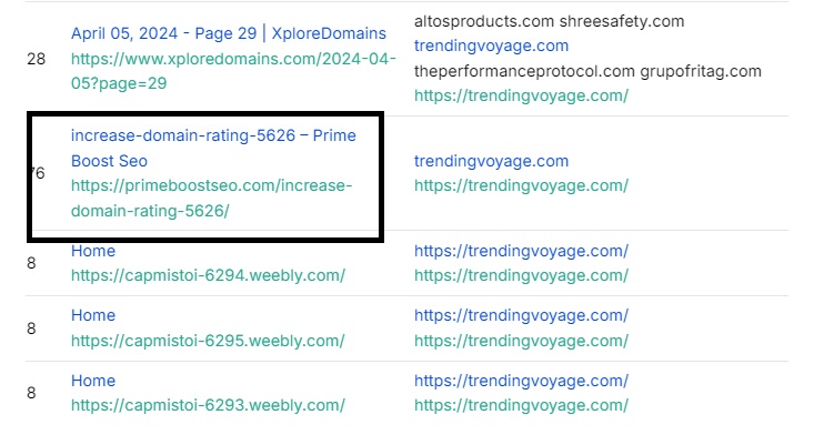 primeboostseo.com - increase domain rating redirect spam to Fiverr.com gig
