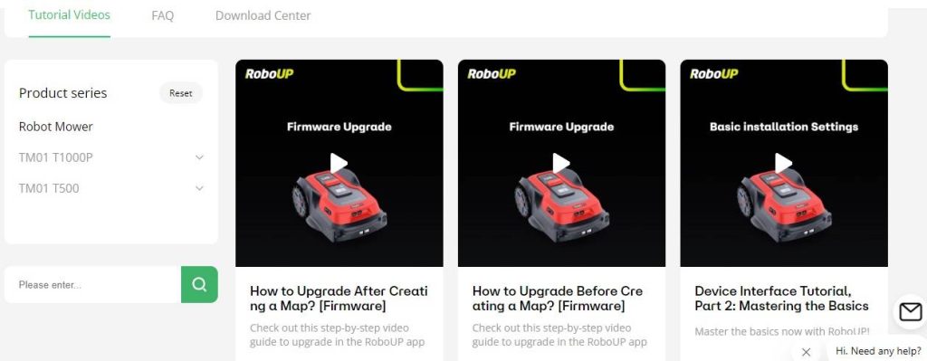 RoboUp - Robotic Automatic Lawnmower 2024 Help Guide