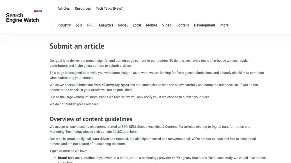 Guest Post Spam - Setting Up A Submission Form And Guidelines